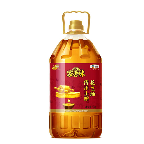 中粮福临门家香味传承土榨花生油 5L