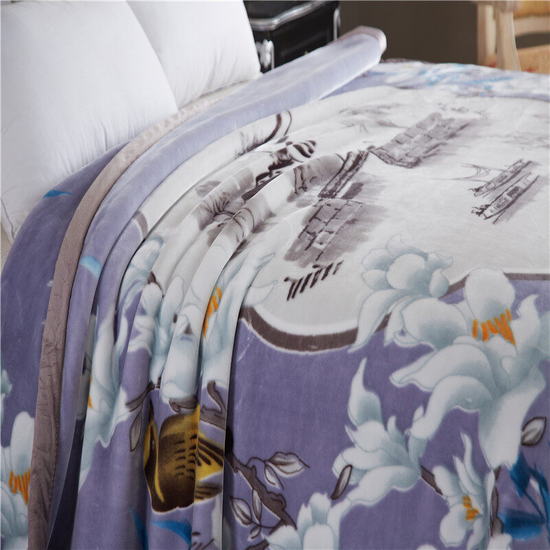 烟雨江南云毯HYX003MT