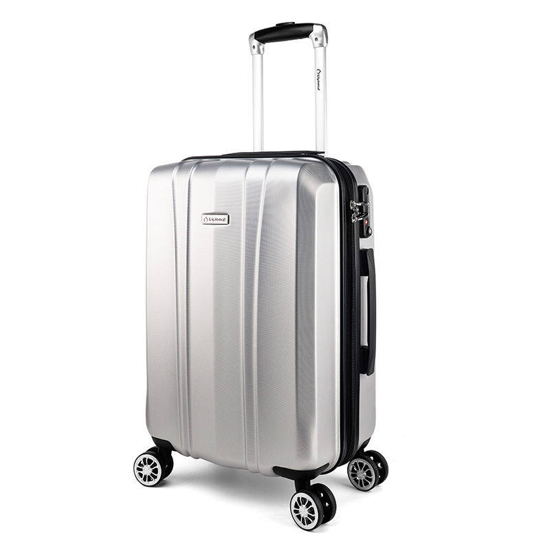 外交官Diplomat 20寸时尚万向轮拉杆箱DS-1293B 银色