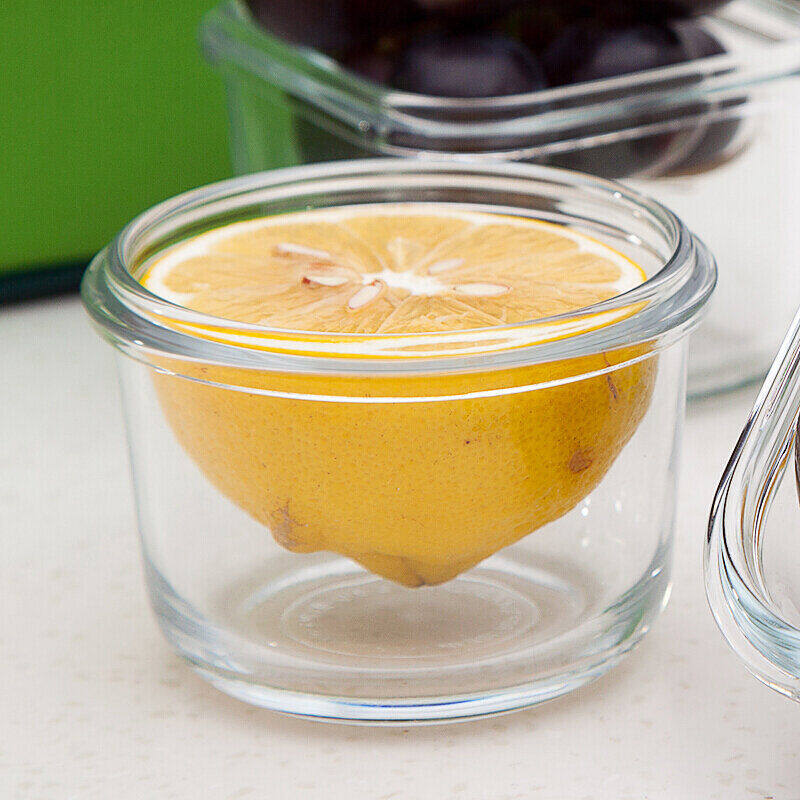 Glasslock韩国进口钢化玻璃婴儿辅食盒微波炉保鲜盒三件套(圆形) 165ml*3 GL545