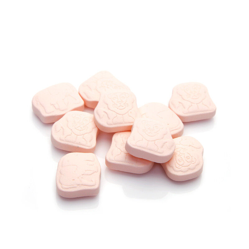 成长快乐牌多种维生素锌咀嚼片120粒 草莓口味