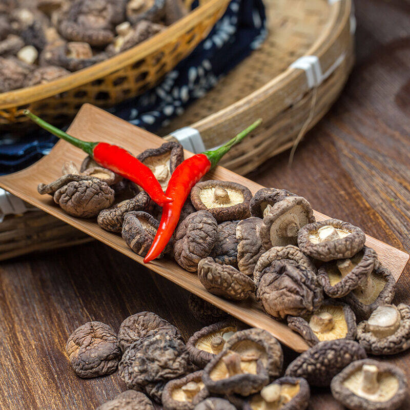 山真美精品干货椴木香菇200g*1袋