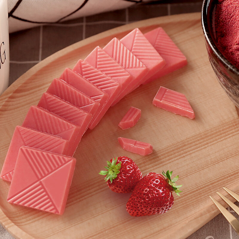 诺梵 草莓味巧克力薄片盒装110g*2