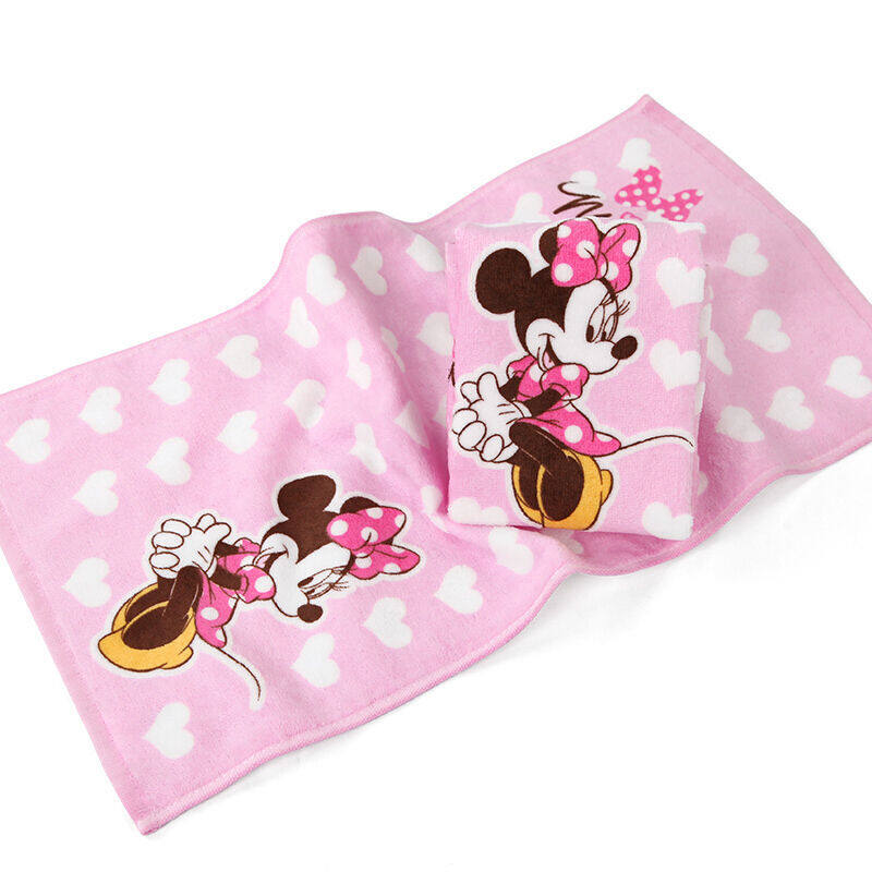 迪士尼毛浴巾五件套礼盒 JD-5米妮礼盒