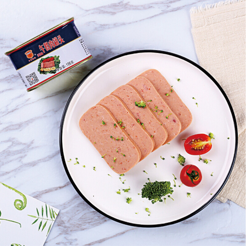 中粮梅林美味午餐肉罐头组合198g*3