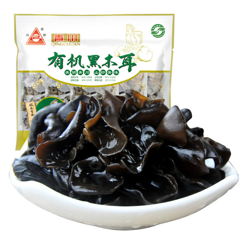 【四川】川珍青川有机黑木耳200g