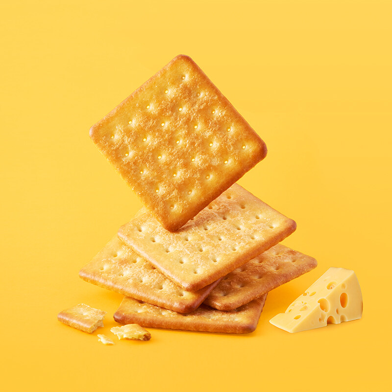 贝夫 芝士咸味饼干230克(9包)*3盒