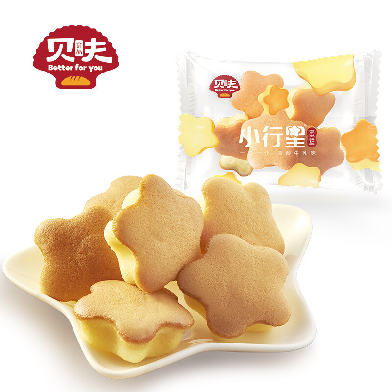 贝夫 小行星蛋糕390g*2盒