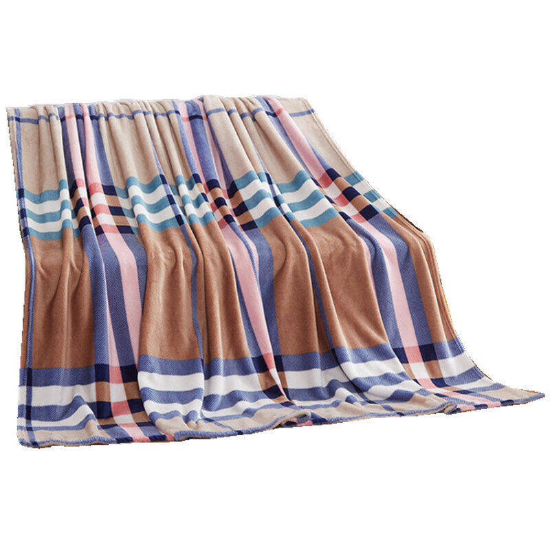 恒源祥格子间绒毯HYX010MT 180*200cm