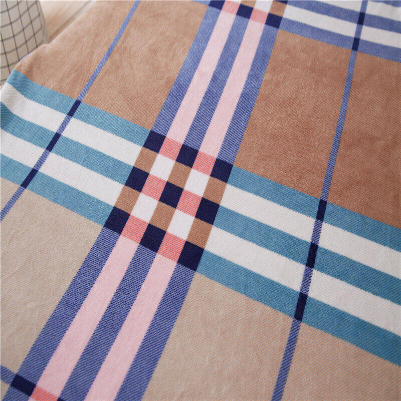 恒源祥格子间绒毯HYX010MT 180*200cm