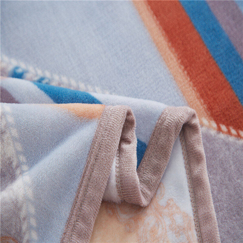 恒源祥复古格绒毯HYX008MT 180*200cm