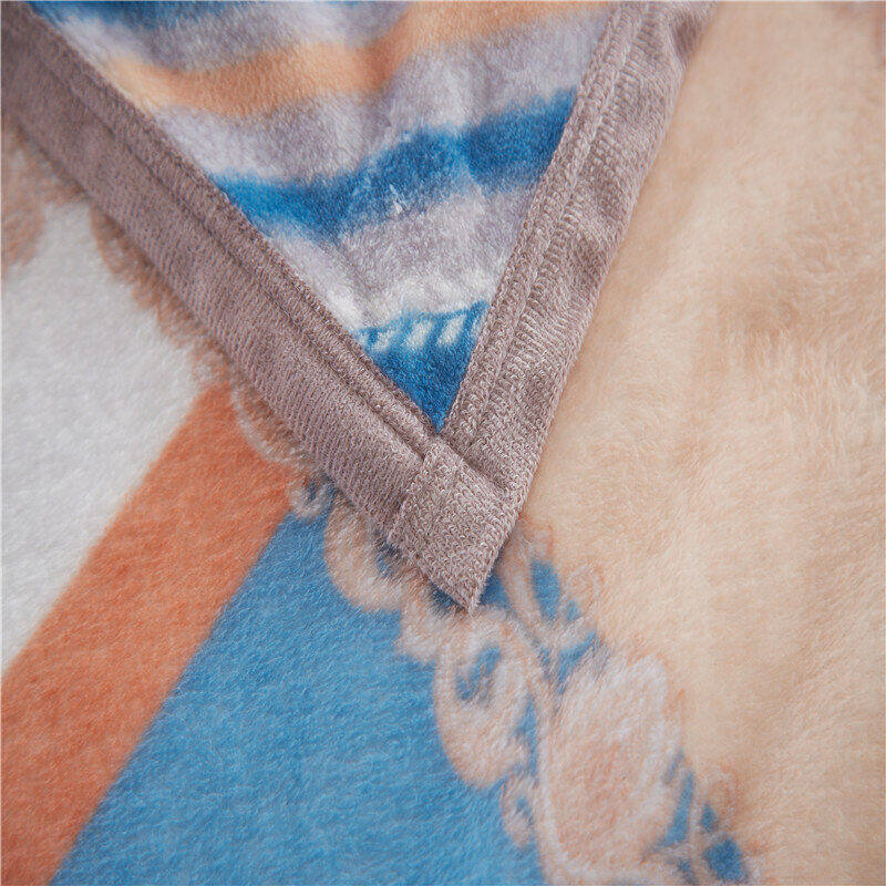 恒源祥复古格绒毯HYX008MT 180*200cm