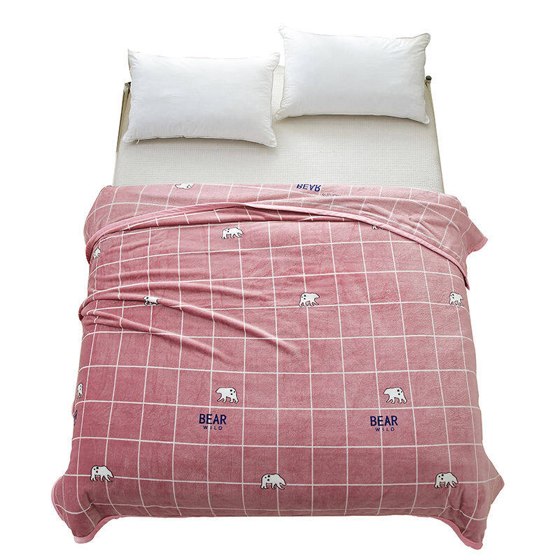 恒源祥北极熊绒毯HYX025MT 150*200cm