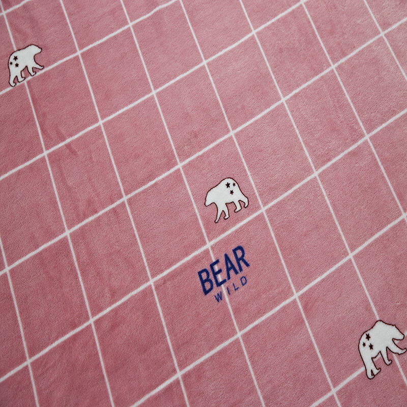 恒源祥北极熊绒毯HYX025MT 150*200cm