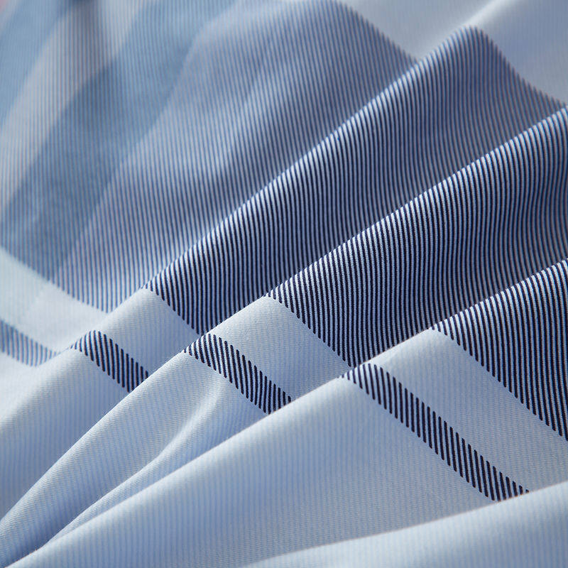 恒源祥自由品格全棉印花四件套 兰 HYX052TJ 枕套：48*74*2 被套：200*230 床单：230*240