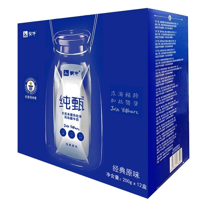 蒙牛纯甄 风味酸奶200g×12盒