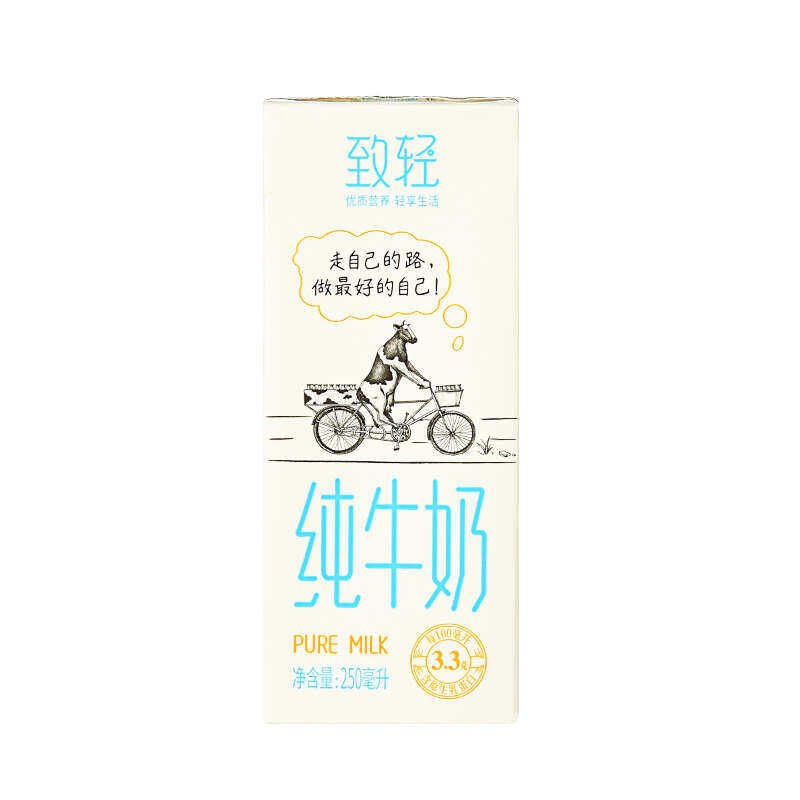 新希望(天香) 苗条砖致轻纯牛奶250ml*12