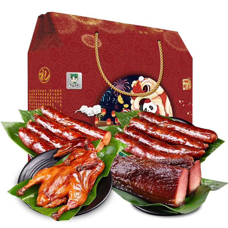古蜀食者花开富贵礼盒2016g