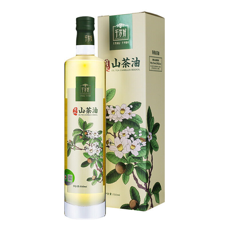 千岁好压榨一级山茶油750ml