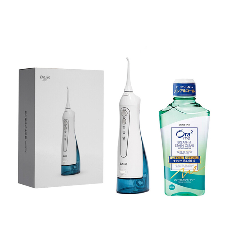 拜尔冲牙器M3PLUS 白色+漱口水组合