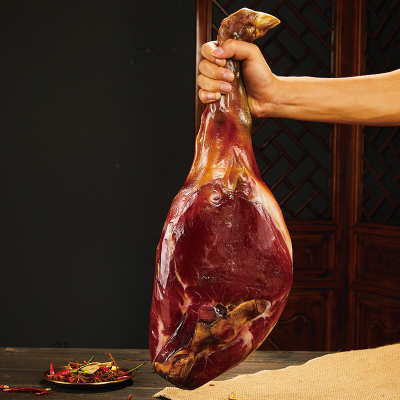 腿中王金华火腿整腿切片精装翻盖礼盒1.5kg