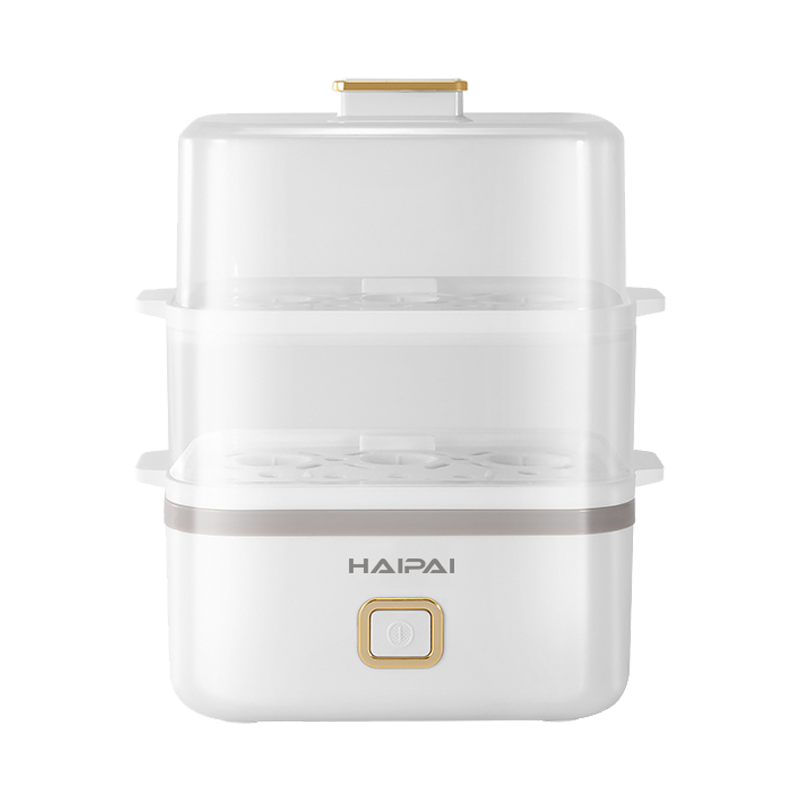 海牌 多功能早餐机电蒸锅1L 白色 HP-Z238