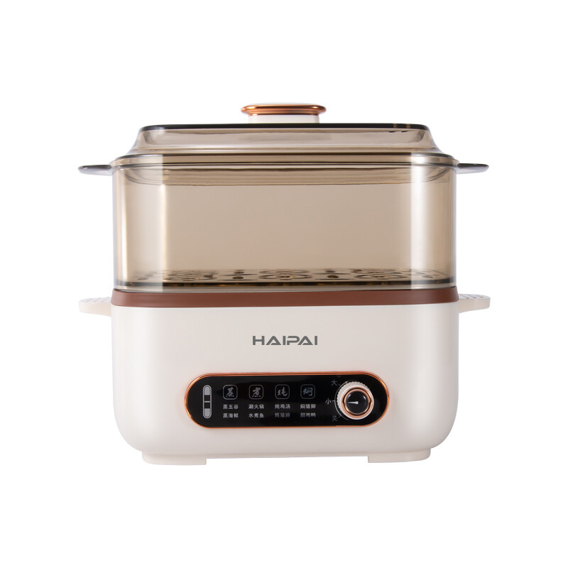 海牌 多功能电蒸笼一锅多用1.5L 白色 HP-Z228