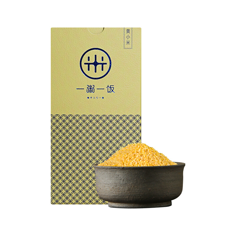 一粥一饭 自然农法黄小米450g（新老包装随机发货）