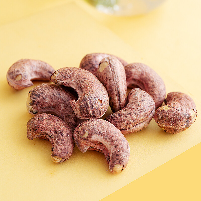 山真美紫皮腰果仁110g*2罐