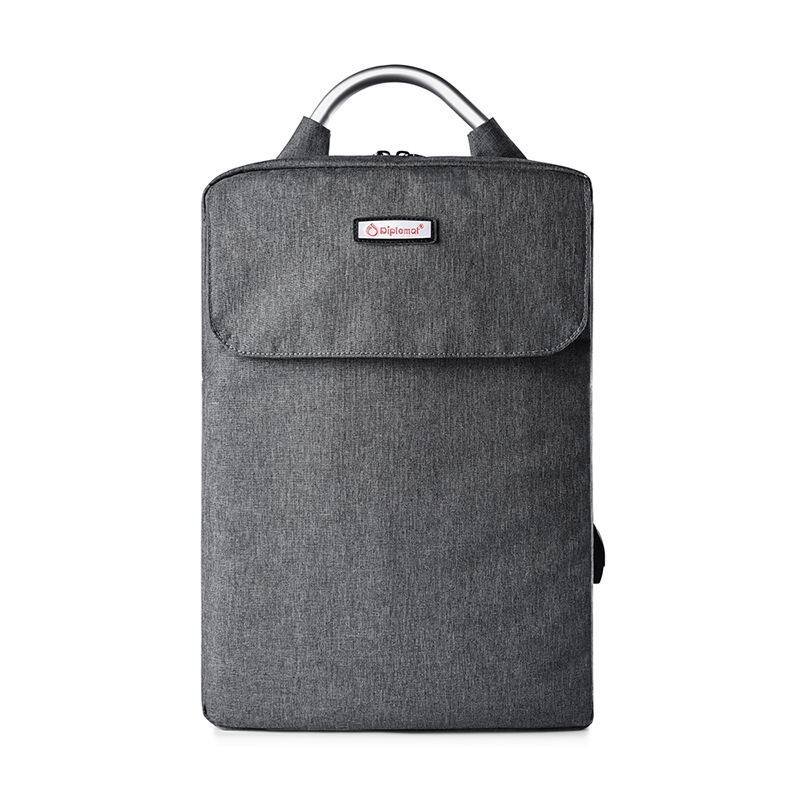 外交官双肩包 HM-1560L 290×120×420mm 浅灰色 HM-1560L