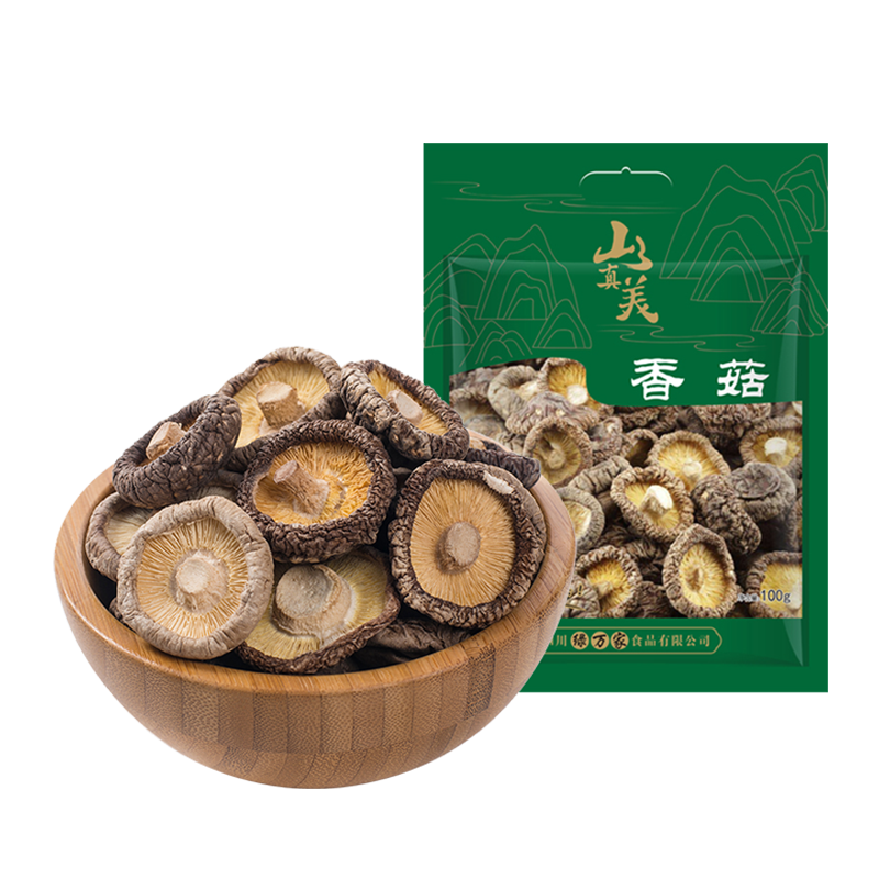 【四川】山真美香菇100gx2袋