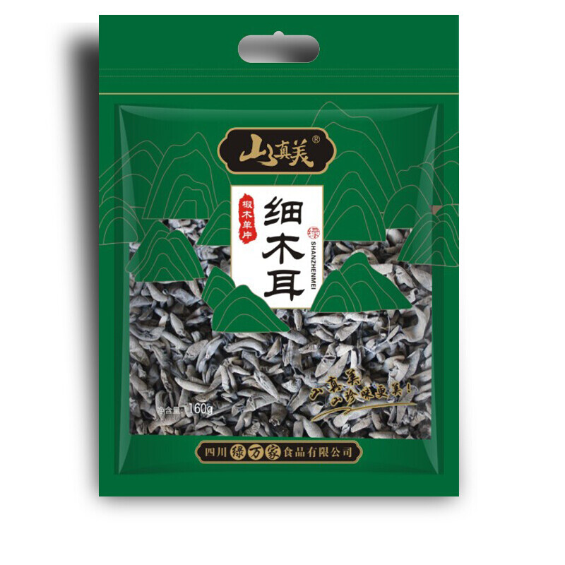 【四川】山真美椴木单片细木耳160g