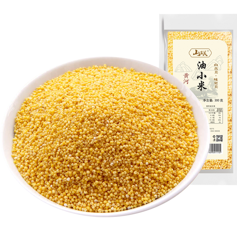 山真美黄河油小米300gx3袋