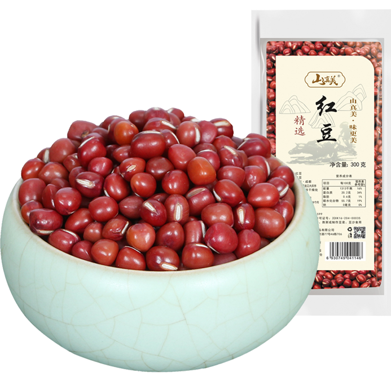 山真美红豆300gx3袋
