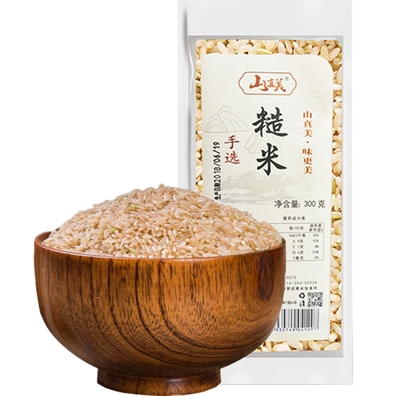 山真美糙米300gx3袋
