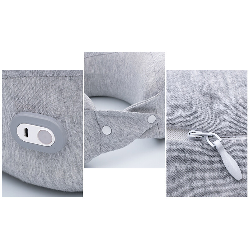 【专注健康产品10年 好品质源于细节】和正 U型颈椎按摩枕灰色HZ-UJZ-1