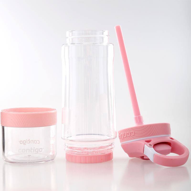 康迪克(contigo)果茶滤网吸管杯 粉色 560ml 560ml