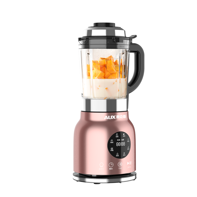奥克斯AUX加热破壁机HX-PB9236 玫瑰金 HX-PB9236