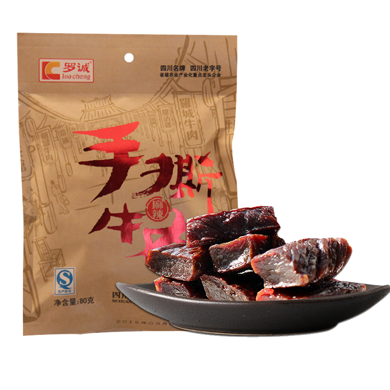 罗诚手撕牛肉(麻辣)80g 80g