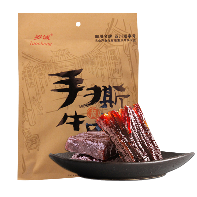 罗诚手撕牛肉(五香)80g 80g