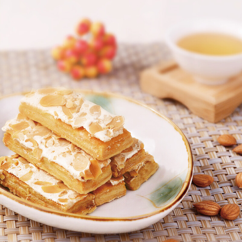 十月初五麦酥杏仁条200gx2盒
