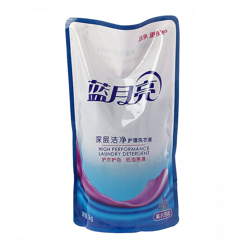 蓝月亮 薰衣草深层洁净洗衣液袋装1kg*6